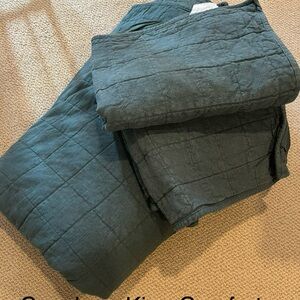 Casaluna Dark Teal Quilt Set